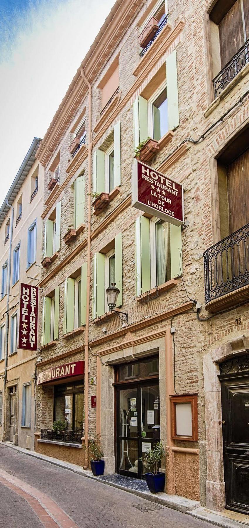 Hotel" La Tour De L'Horloge " Rivesaltes Exterior photo